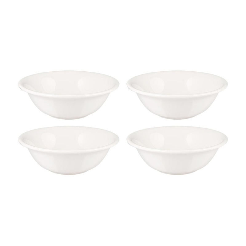 Gourmet dia.6.25″ h:2″ 13 oz. Round Warm White Porcelain Bowl (Set of 4)