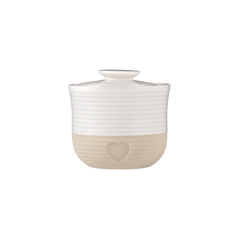 Mason Cash Rustic Charm Airtight Storage Jar  700ml Stoneware Jar, Provincial Design