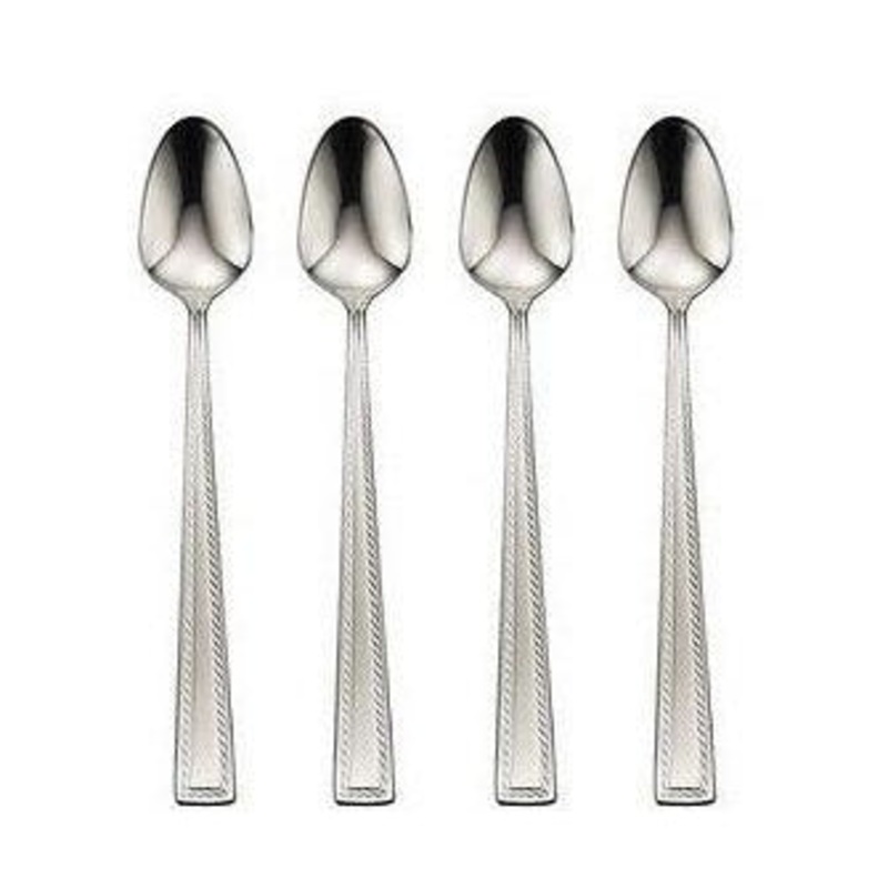 Oneida Elan Set of 4 Iced Tea Spoons 7 3/8″ Quality 18/10 Stainless