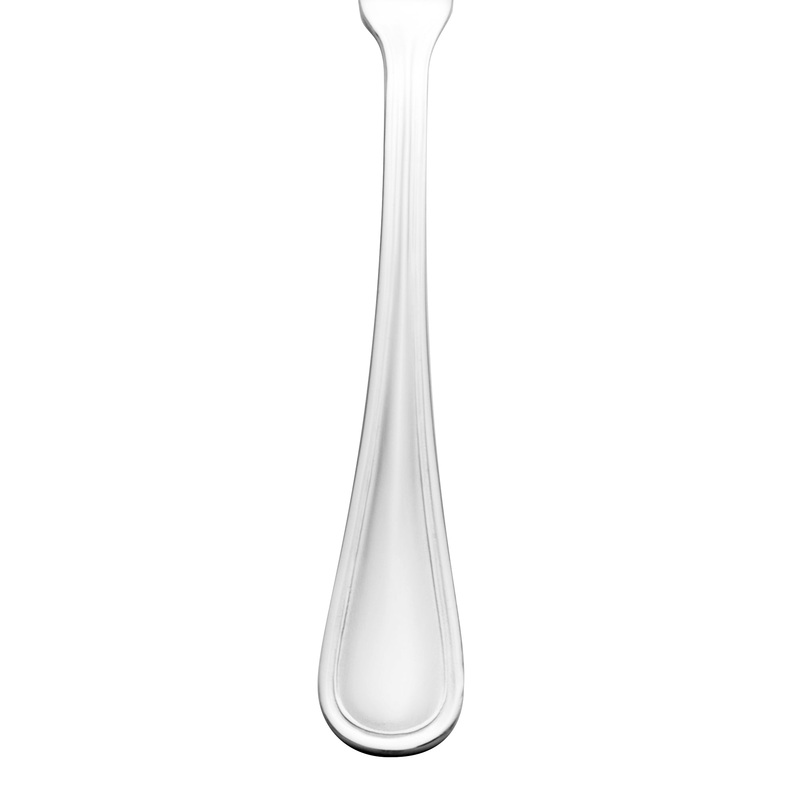 Walco 7110 Marcie 6 5/16″ 18/0 Stainless Steel Heavy Weight Butter Spreader – 12/Pack