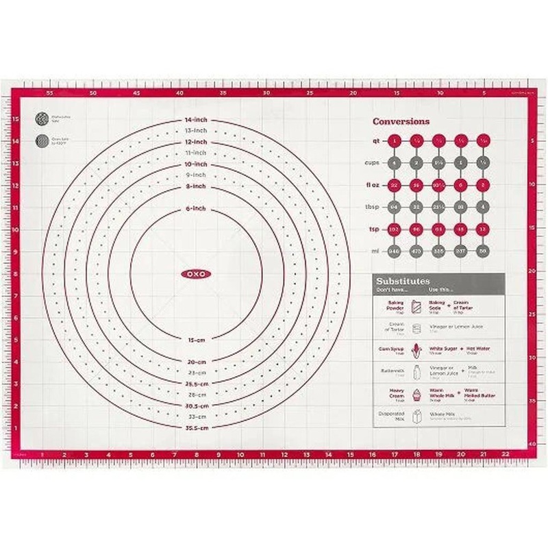 Oxo Silicone Pastry Mat, 18 x 24 Inch