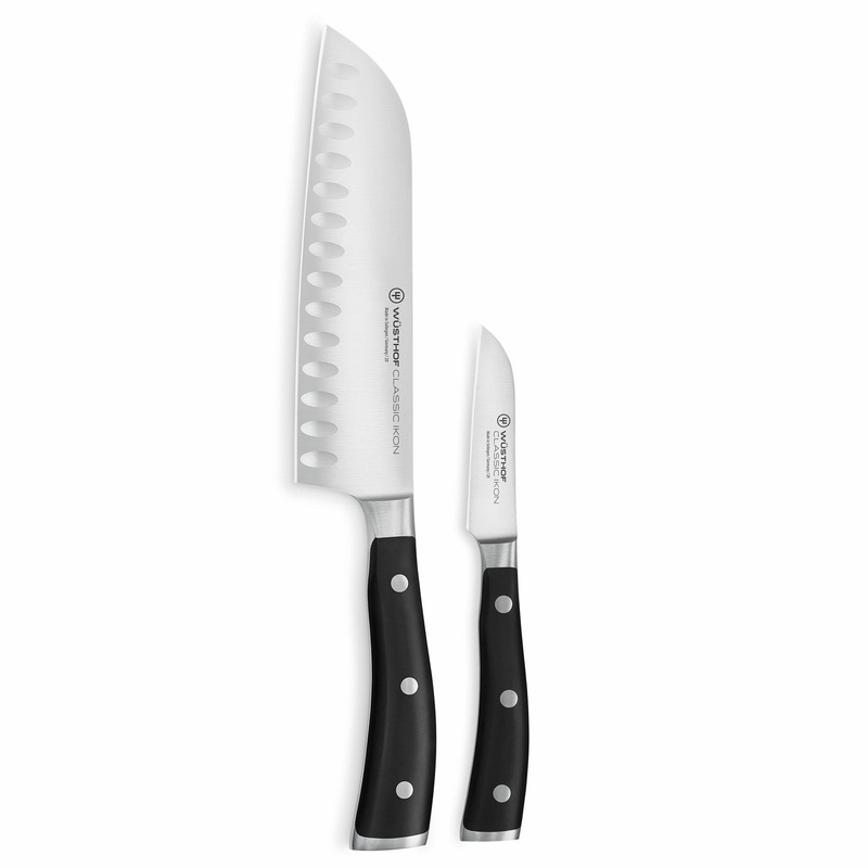 Wusthof Classic Ikon – 2 Pc. Asian Knife Set- Personalized Engraving Available