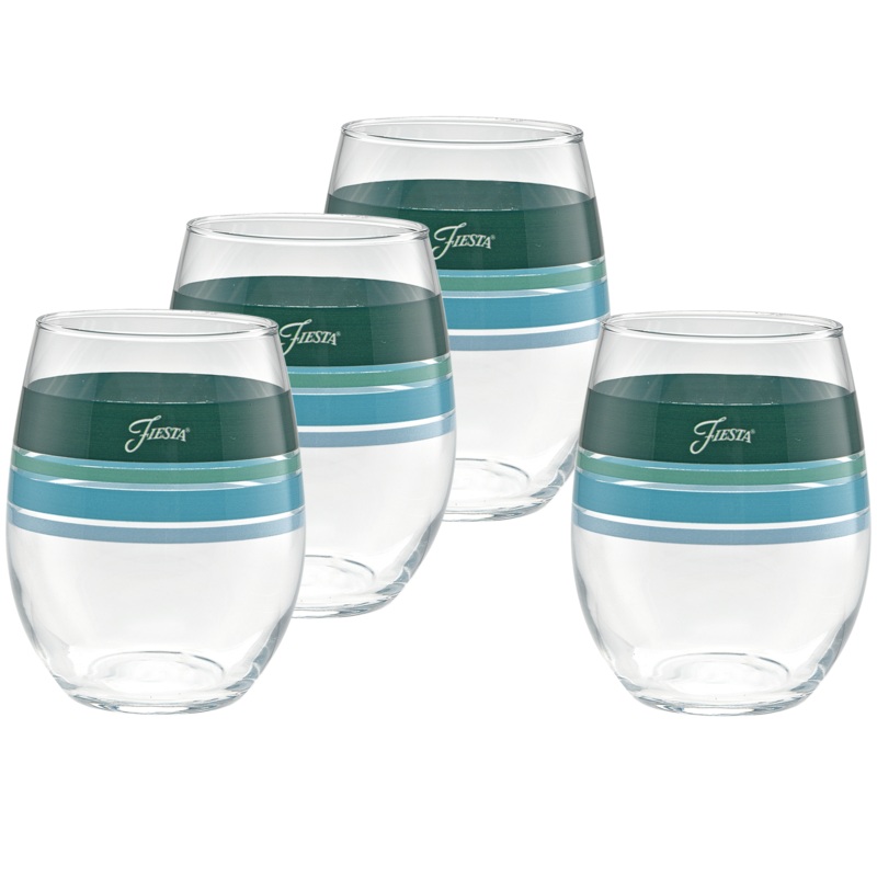 Aegean 15 oz. Edgeline Stemless Wine  Set of 4