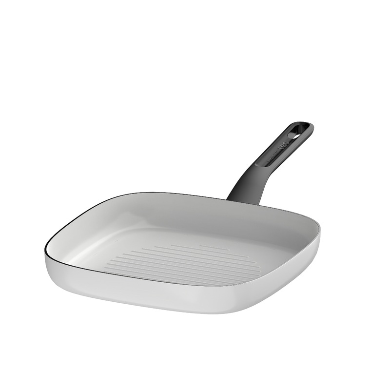 BergHOFF Leo Glints Nonstick Recycled Aluminum Grill Pan 10.25″