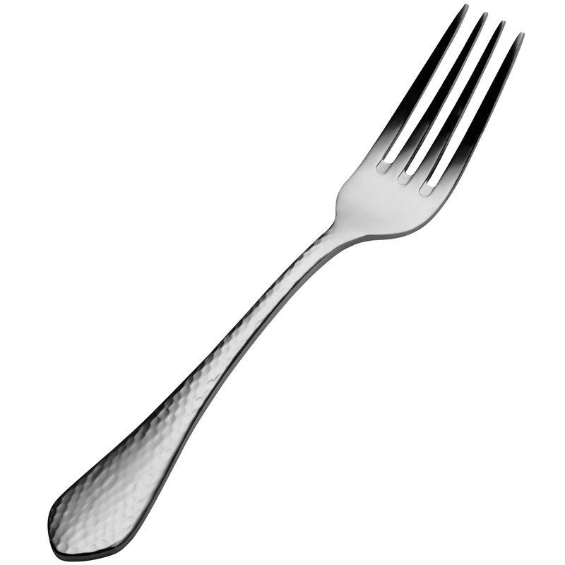 Bon Chef SBS1205 Reflections 7 5/8″ 18/0 Extra Heavy Weight Bonsteel Dinner Fork – 12/Pack