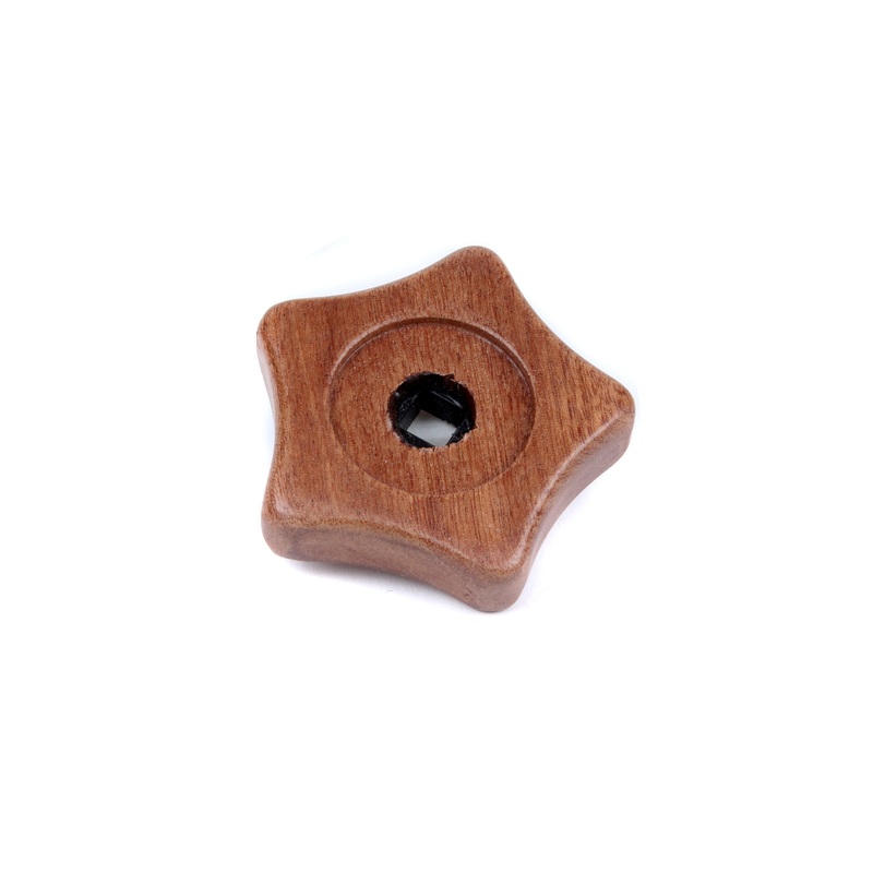 Custom Wood Steam/Water Knob – Ecm 5 Point – Sapele | Arnold Wood Working ECMKNOB5PTSAP