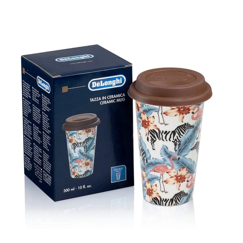DeLonghi Double Walled Ceramic Thermal Mug (Animals) DLSC067