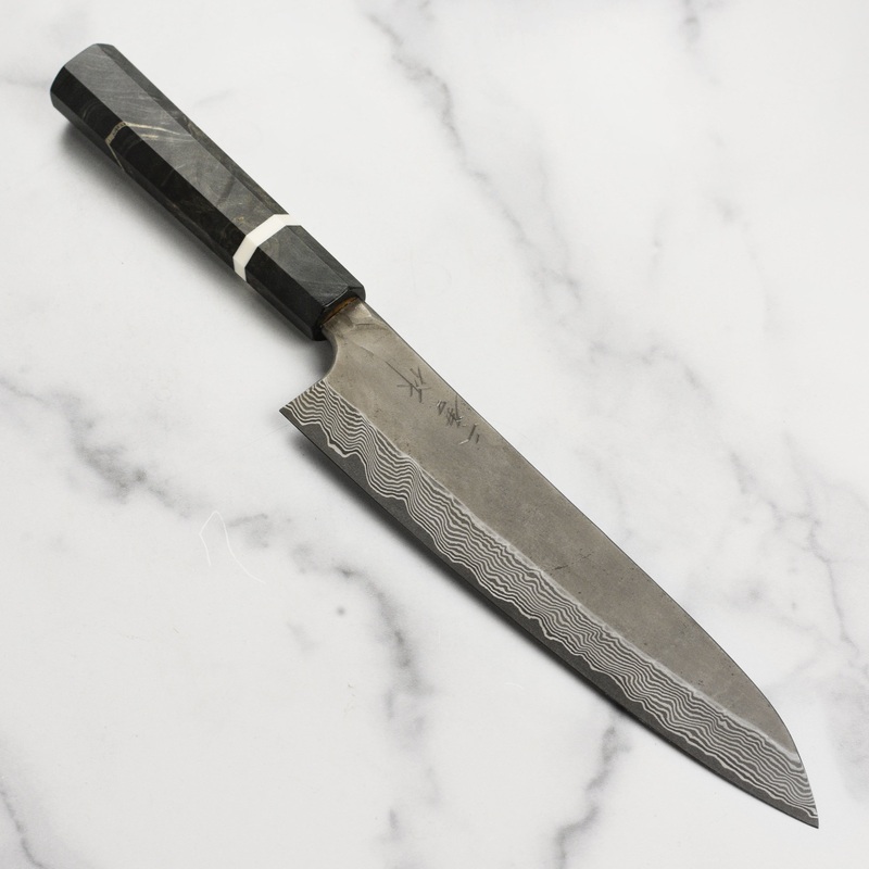 Nigara Ginsan Kurozome Damascus 9.4″ Gyuto