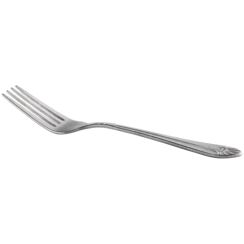 World Tableware 664 038 Vintage Metropolitan 6 1/2″ 18/0 Stainless Steel Heavy Weight Salad Fork – 12/Pack