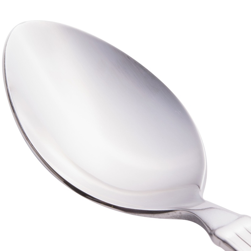 World Tableware 972 021 Gibraltar 7 3/4″ 18/0 Stainless Steel Heavy Weight Iced Tea Spoon – 12/Pack