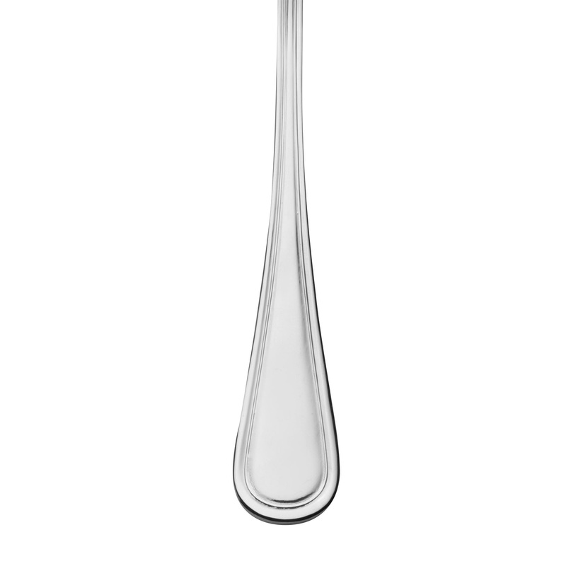 Acopa Edgewood 6 3/4″ 18/0 Stainless Steel Heavy Weight Dessert Spoon – 12/Pack