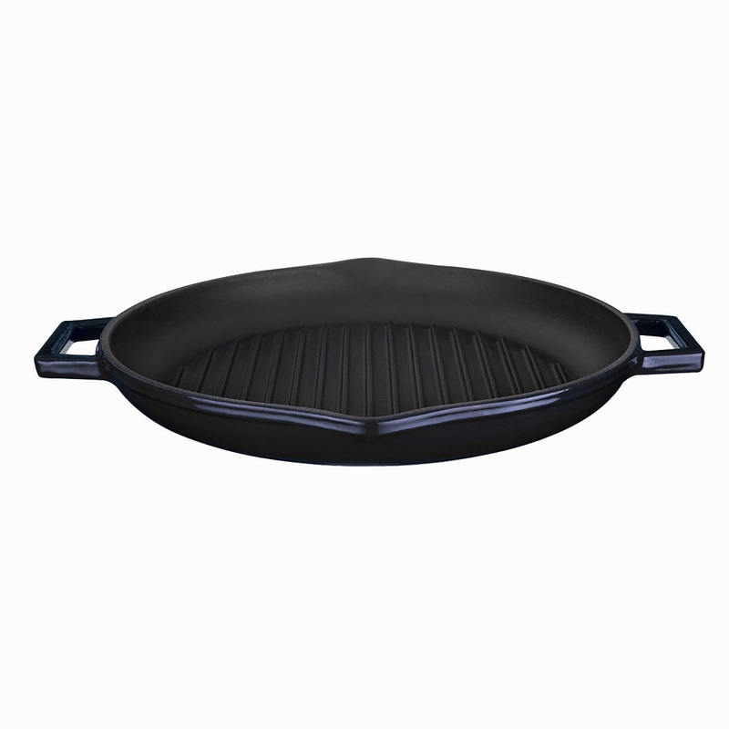Cast Iron dia.11.75″ h:2″ 3 qt. Round Black Cast Iron Pan