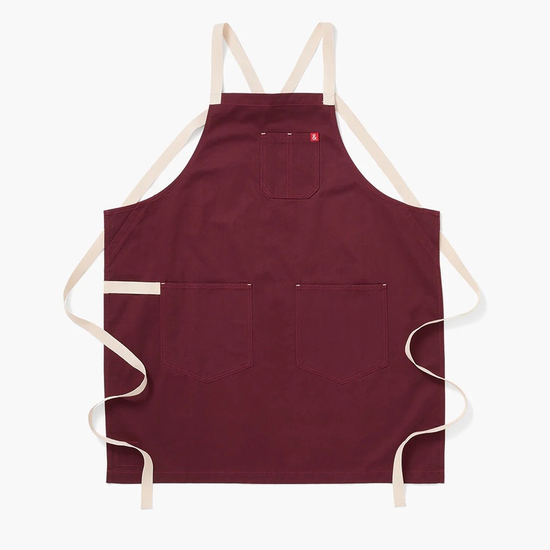 Hedley & Bennett Crossback Apron – House Red