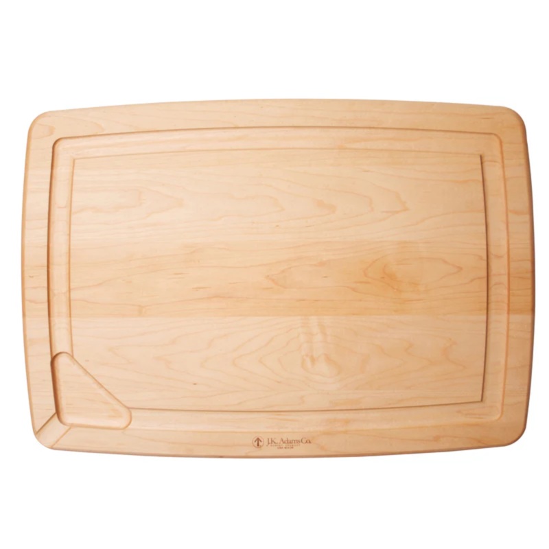JK Adams Maple Reversible Pour Spout Carving Board – 24″ x 16′