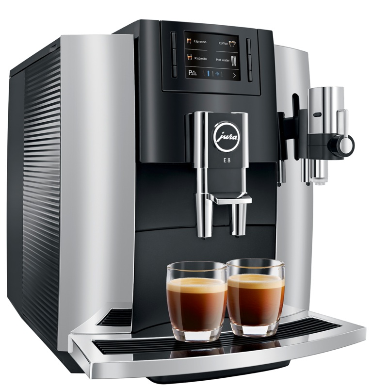 JURA E8 Espresso Machine – Chrome