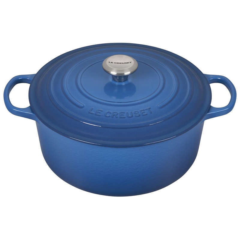 Le Creuset 7.25 Quart Round Dutch Oven Marseille Blue