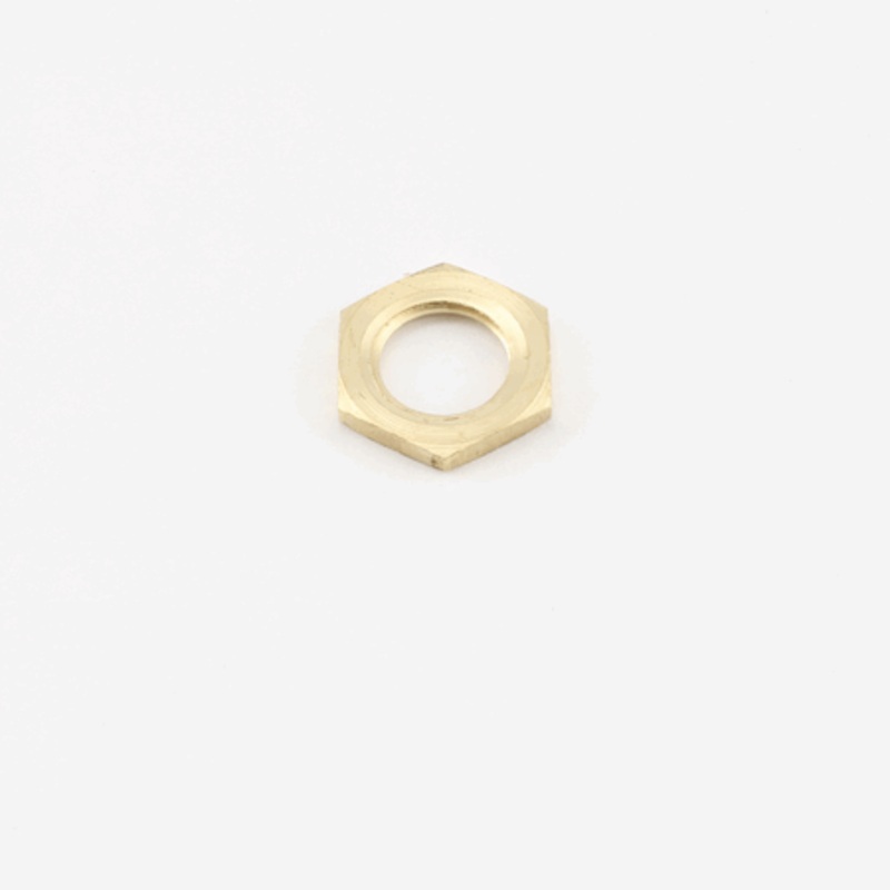 Nut hex brass 1/4 pressurestat
