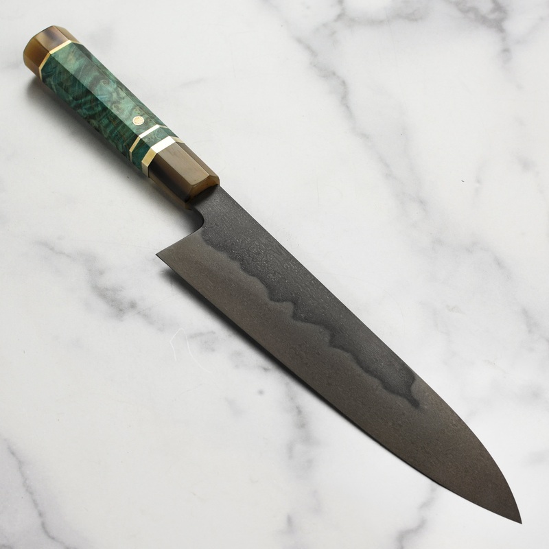 Shoichi Hashimoto Shirogami #1 Honyaki 9.4″ Gyuto