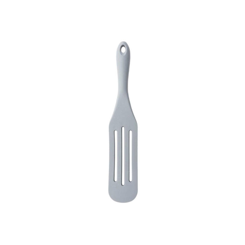 Slotted Spurtle – Silicone – Gray