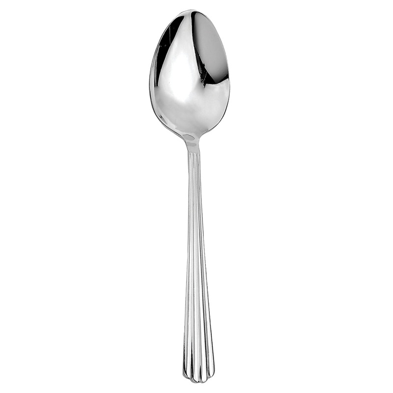 Walco 4907 Hyannis 6 3/4″ 18/10 Stainless Steel Extra Heavy Weight Dessert Spoon – 12/Pack