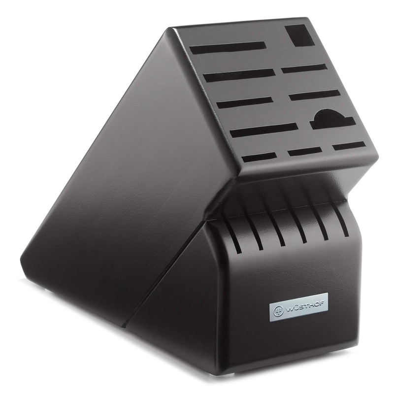 Wusthof 17-Slot Knife Storage Block, Black