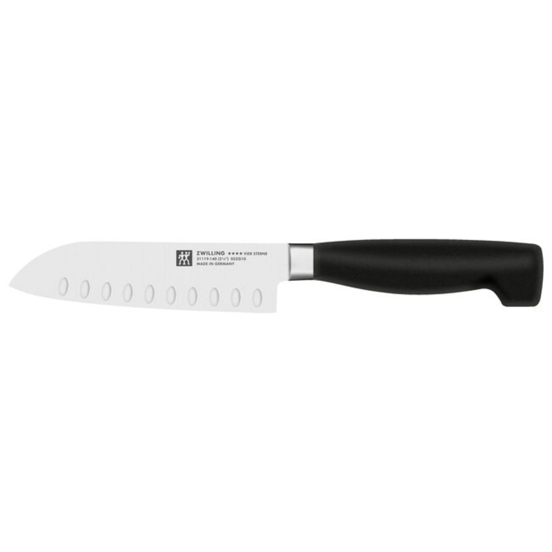 Zwilling Four Star – 5.5-inch, Hollow Edge Santoku Knife