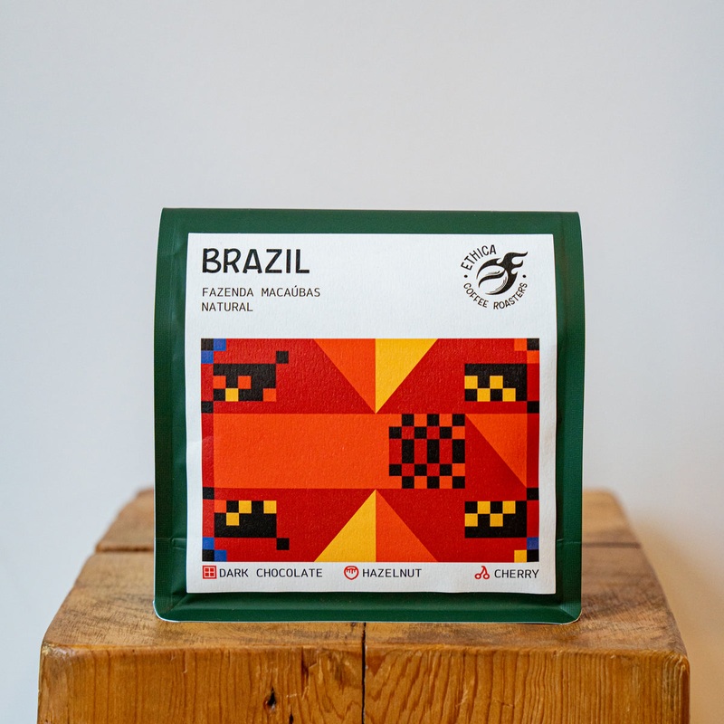 Ethica Coffee Roasters Brazil Fazenda Macaubas Natural Whole Coffee Beans(250g)