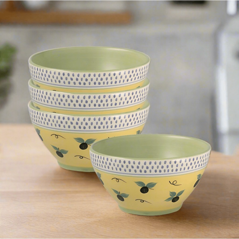Pistoulet Set of 4 Deep Soup Cereal Bowls