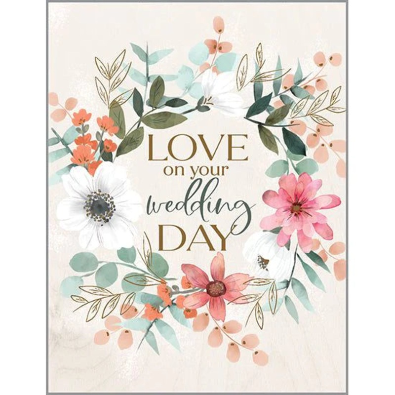 Wedding Day Card – Wedding Wreath