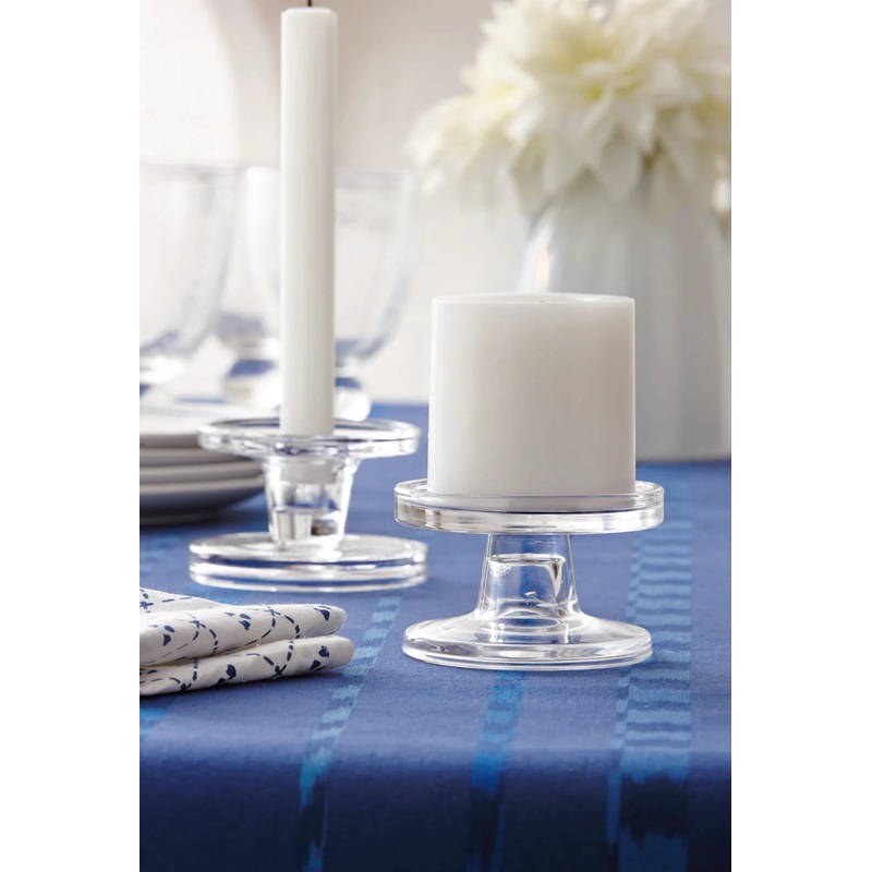 Bobbin Reversible Glass Candle Holder
