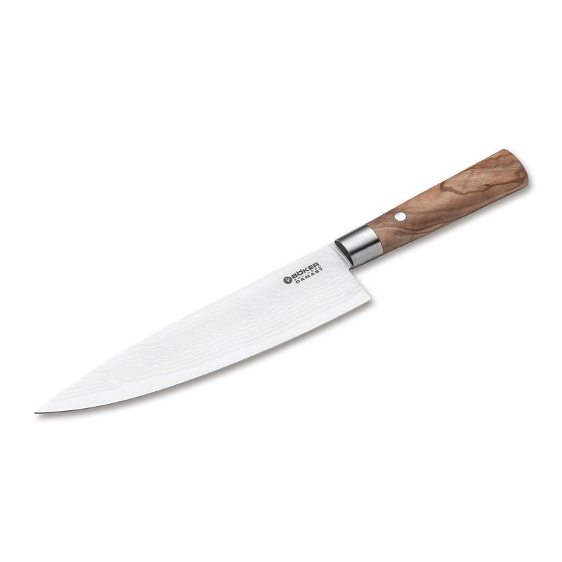 Boker Damascus Olive 8.3″ Chef’s Knife