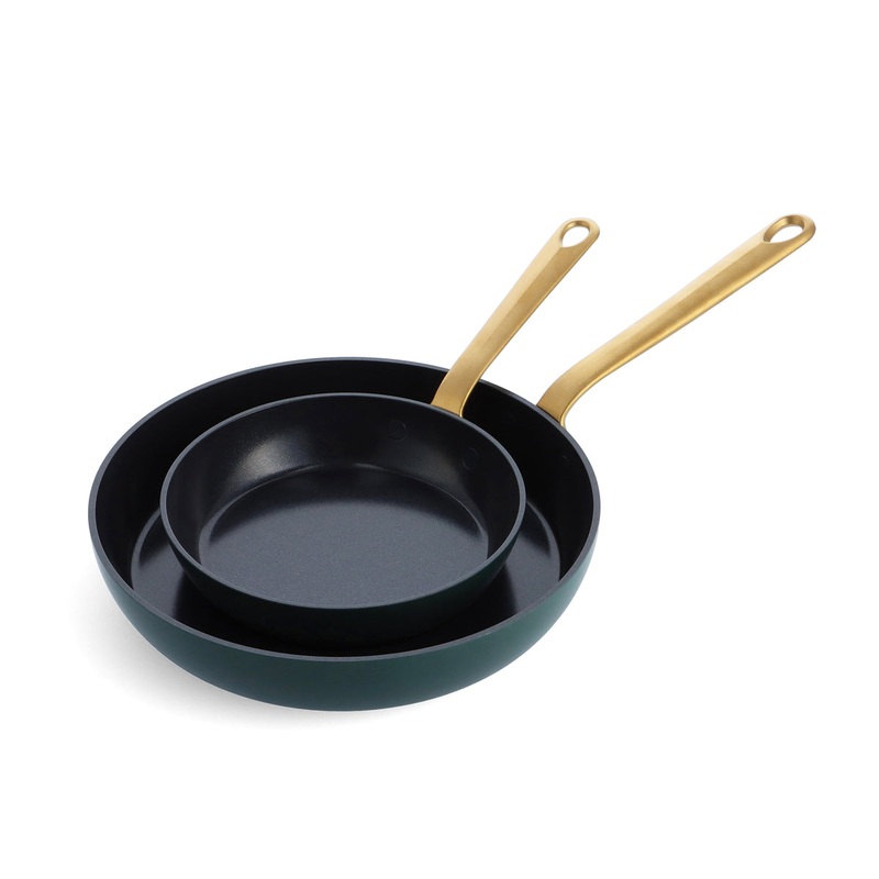 Craft Ceramic Nonstick 8″ and 11″ Frypan Set | Forest Green