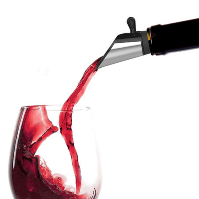 Rabbit Stainless Steel Wine Pourer w/ Stopper – Set of 2