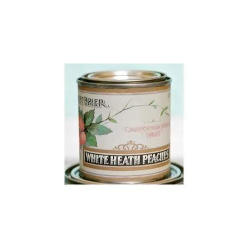 Simply Vintage 8oz White Heath Georgia Peach Scented Candle