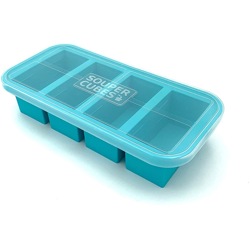 Souper Cubes Freezing Tray with Lid – 1 or 2 Cup