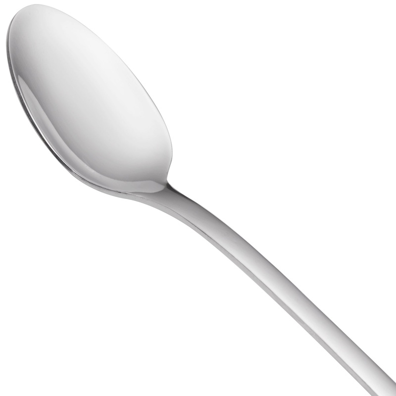 World Tableware 965 021 Columbus 7 5/8″ 18/0 Stainless Steel Heavy Weight Iced Tea Spoon – 12/Pack