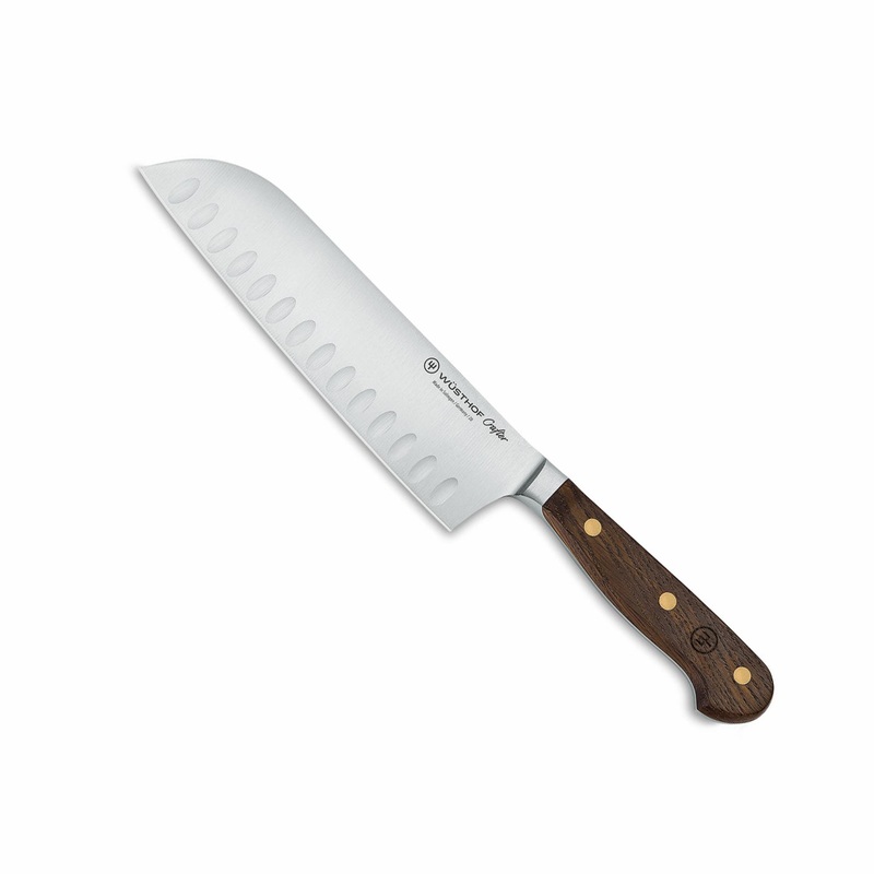 Wusthof Crafter – 7″ Santoku Knife w/Hollow Edge