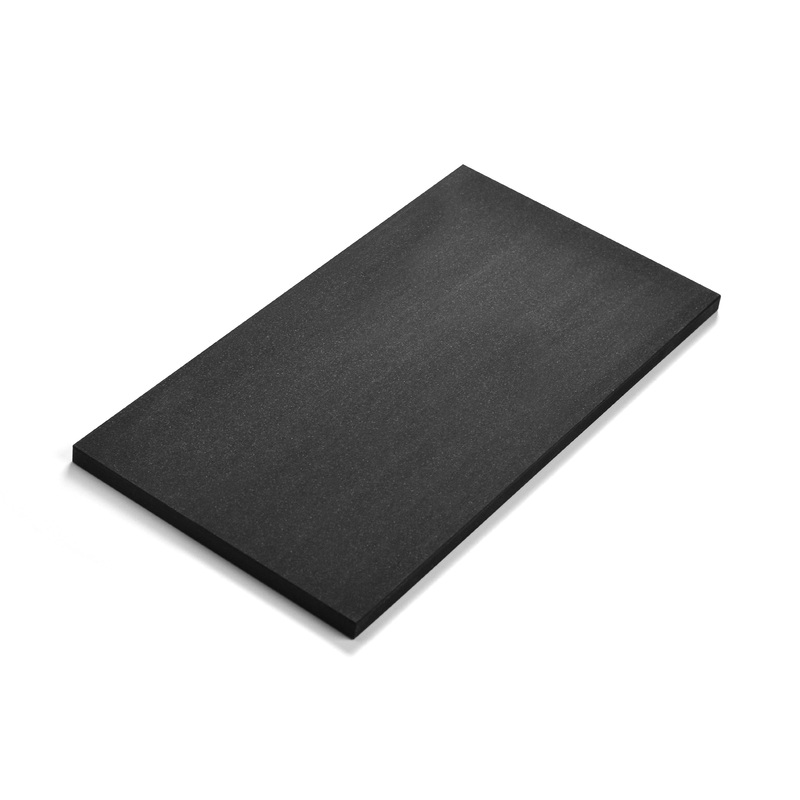 Asahi Black Professional Rubber Cutting Board, 15 x 8.2″