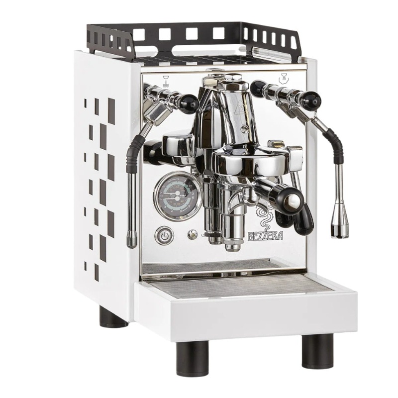 Bezzera Aria TOP Heat Exchange Espresso Machine w/ PID, Flow Control (White)