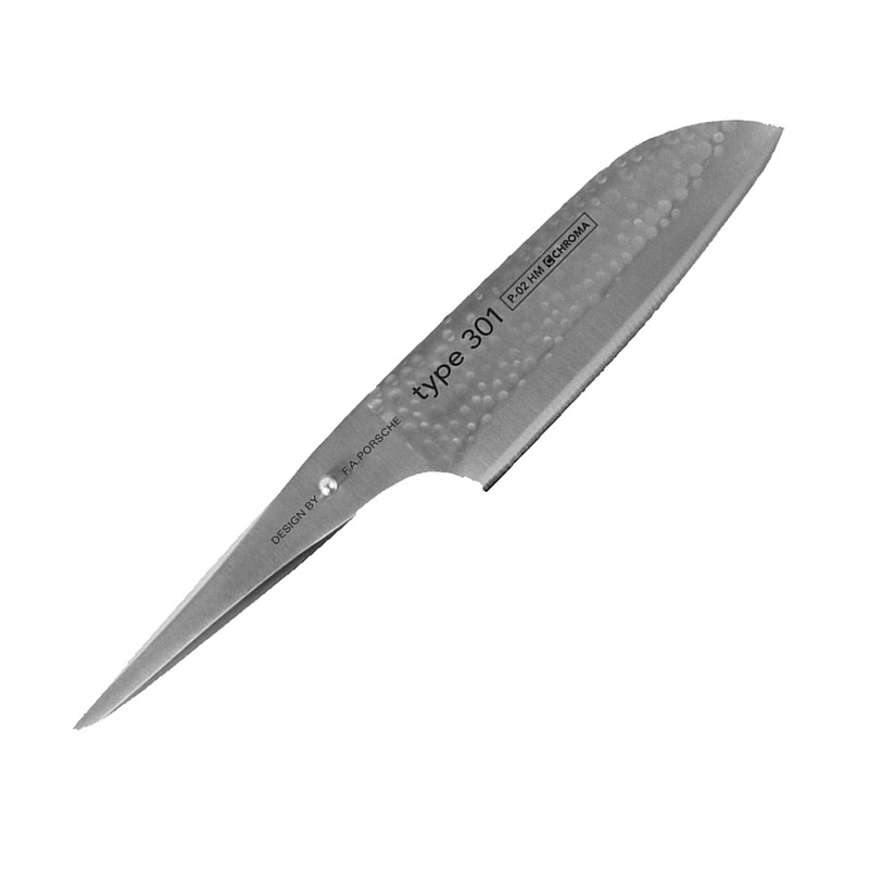 Chroma type 301 – 7 1/4″ Santoku Knife – Hammered Finish