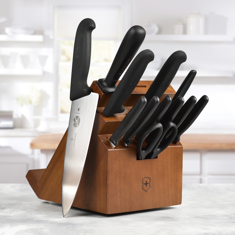 Victorinox Fibrox Pro 13 Piece Swivel Knife Block Set