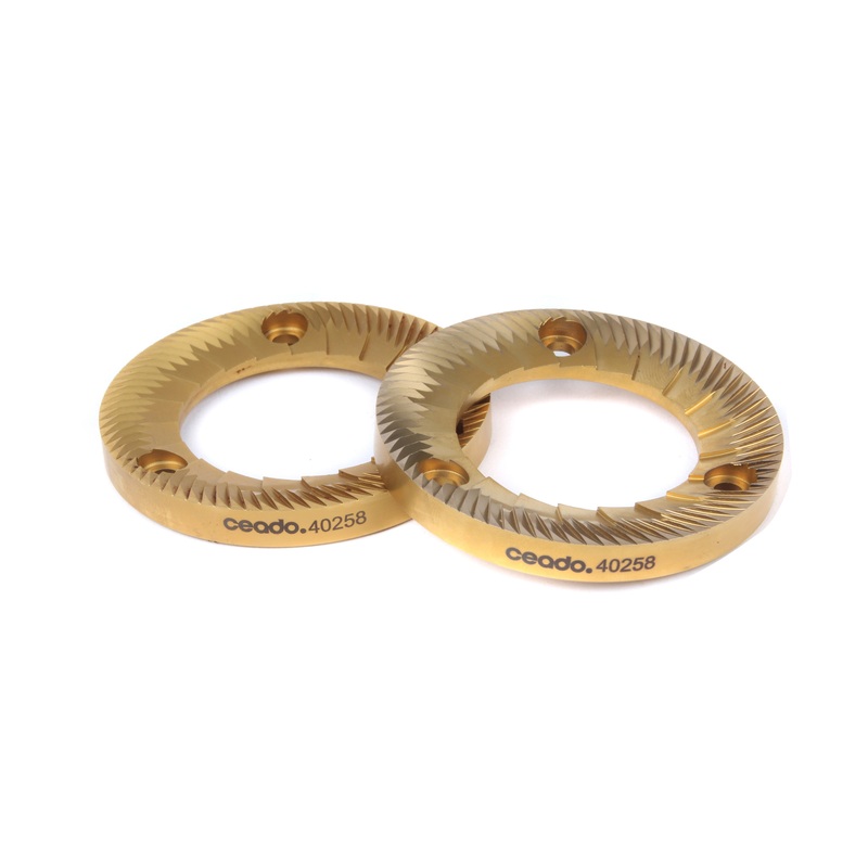 83Mm Titanium Burrs For E37T And E37Sd – 90306 | Ceado CE-90306