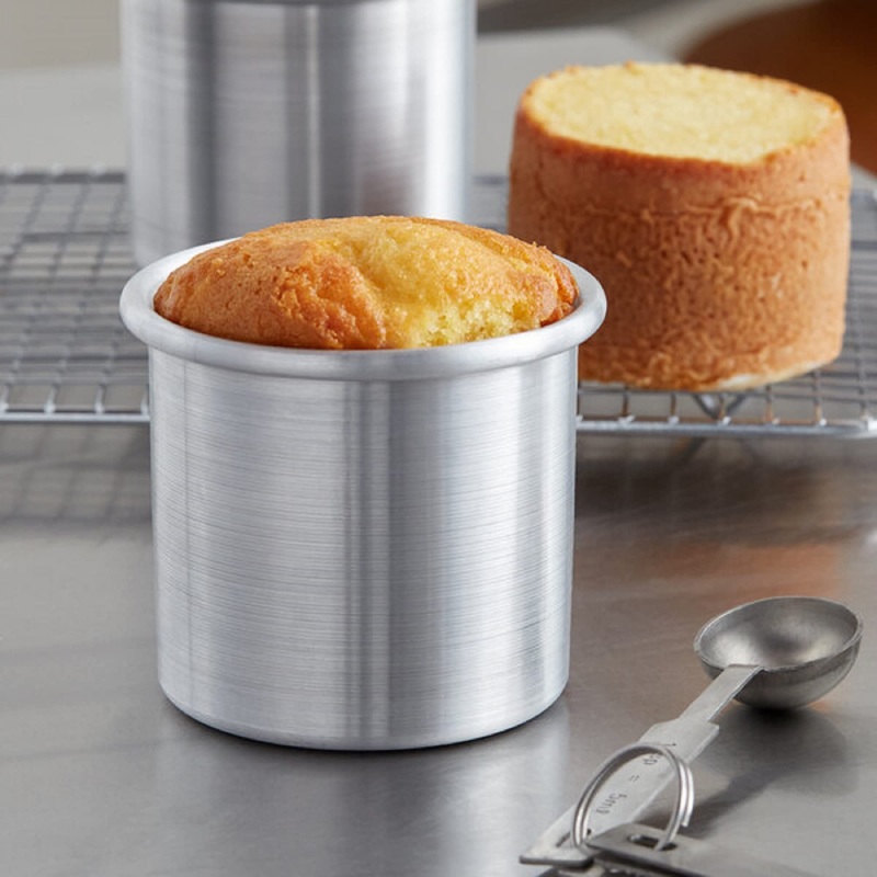 Aluminum Round Layer Cake Baking Pan Set of 3 – Bakeware for Cake Pizza Layer Cake Pans Easy Releasing Cake Baking Pans Circle Cake Pans Cake Tin Cheesecake Mold