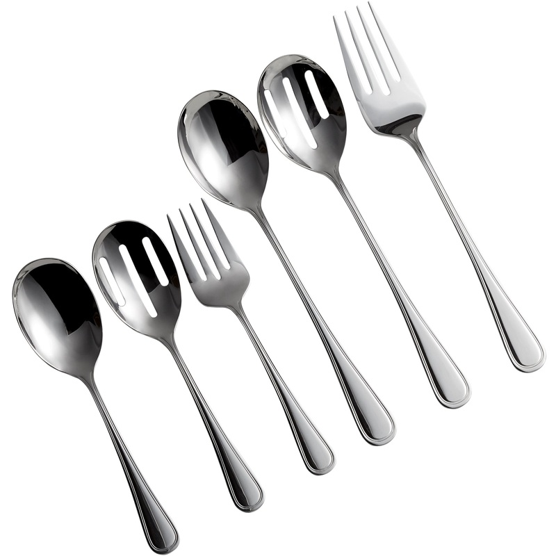 Acopa Edgeworth 11 1/2″ 18/8 Stainless Steel Extra Heavy Weight Serving Fork