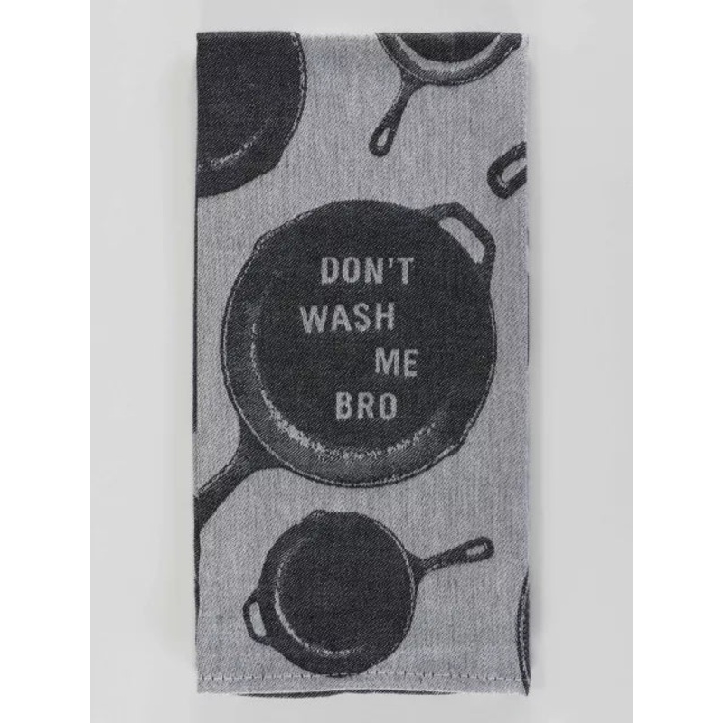 Blue Q Woven Towel- Don’t Wash Me Bro