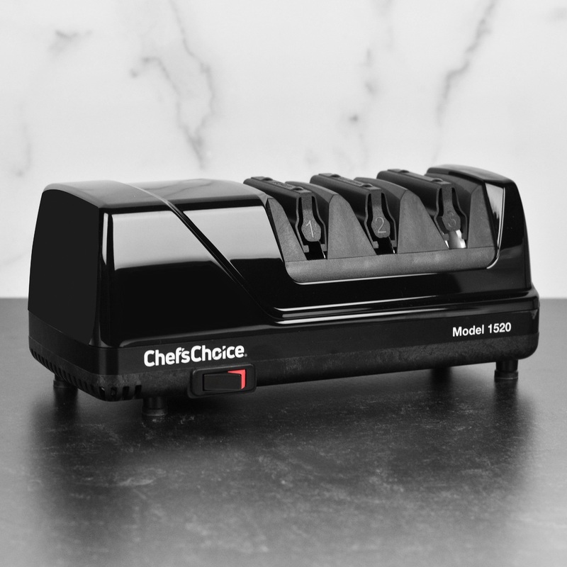 Chef’s Choice 3 Stage Black Model 1520 Electric Angle Select Knife Sharpener