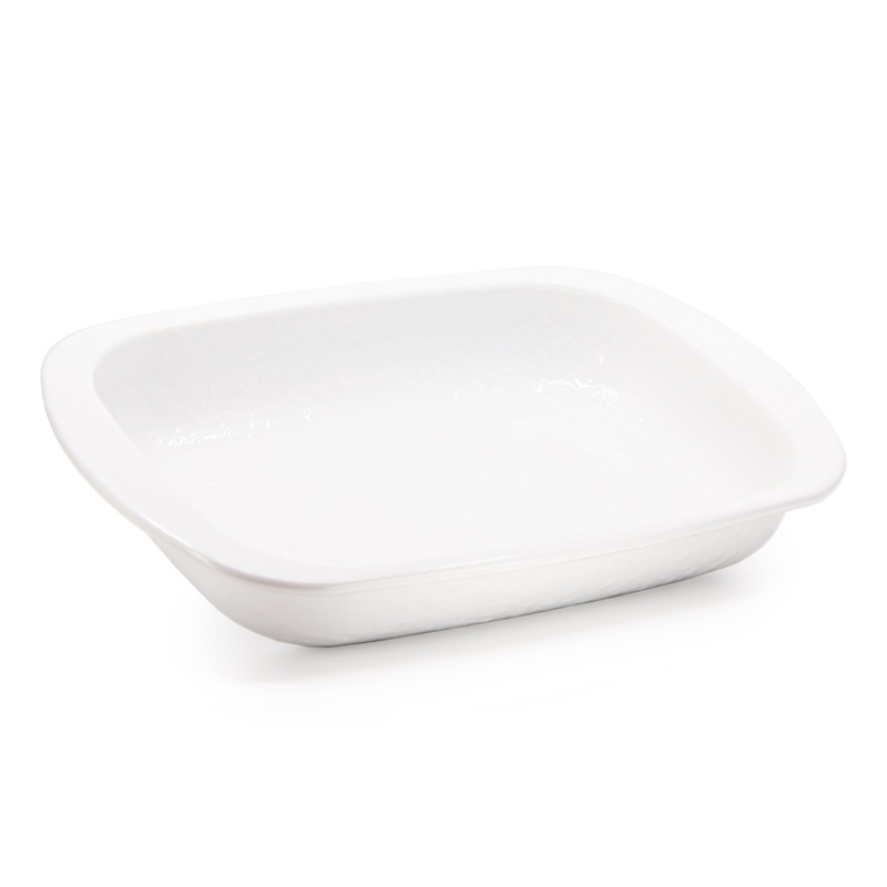 White Solid Baking Pan
