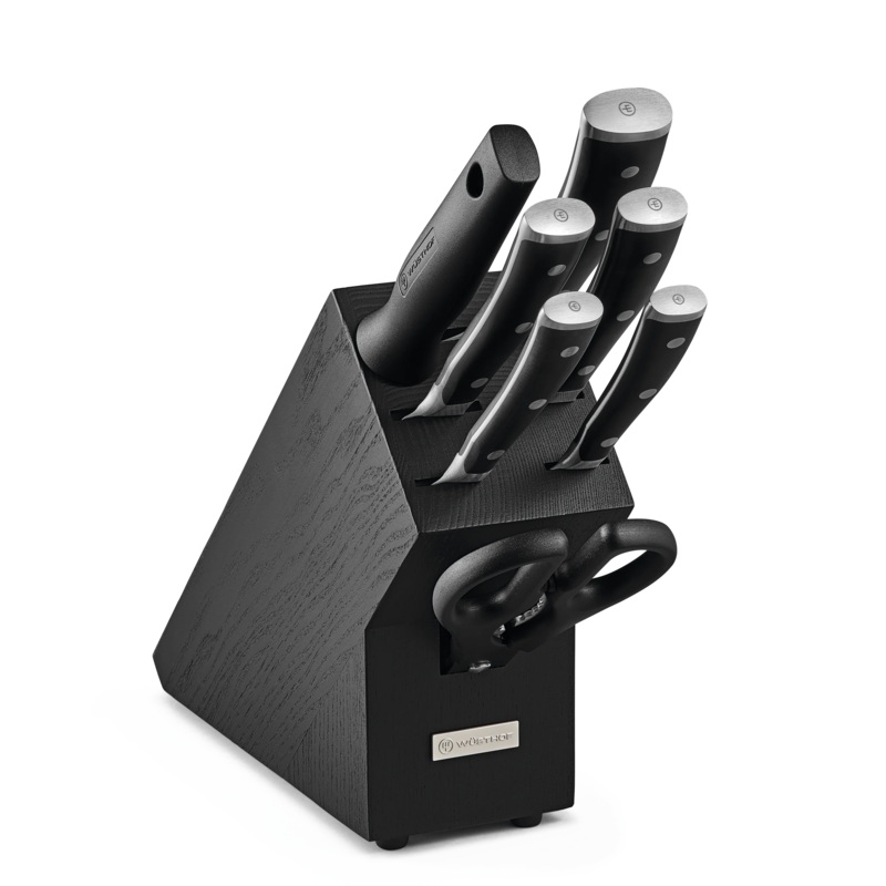 Wusthof Classic Ikon 8-Piece Starter Knife Block Set – Ash