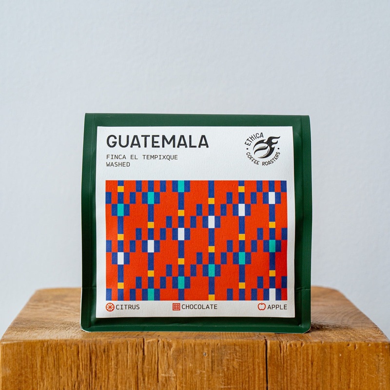 Ethica Coffee Roasters Guatemala Finca El Tempixque Washed Whole Coffee Beans (1kg / 2.2lb)