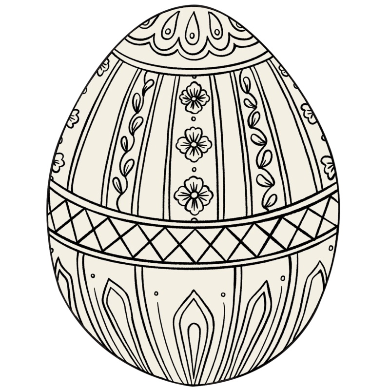 Hester & Cook Coloring Easter Egg Placemat